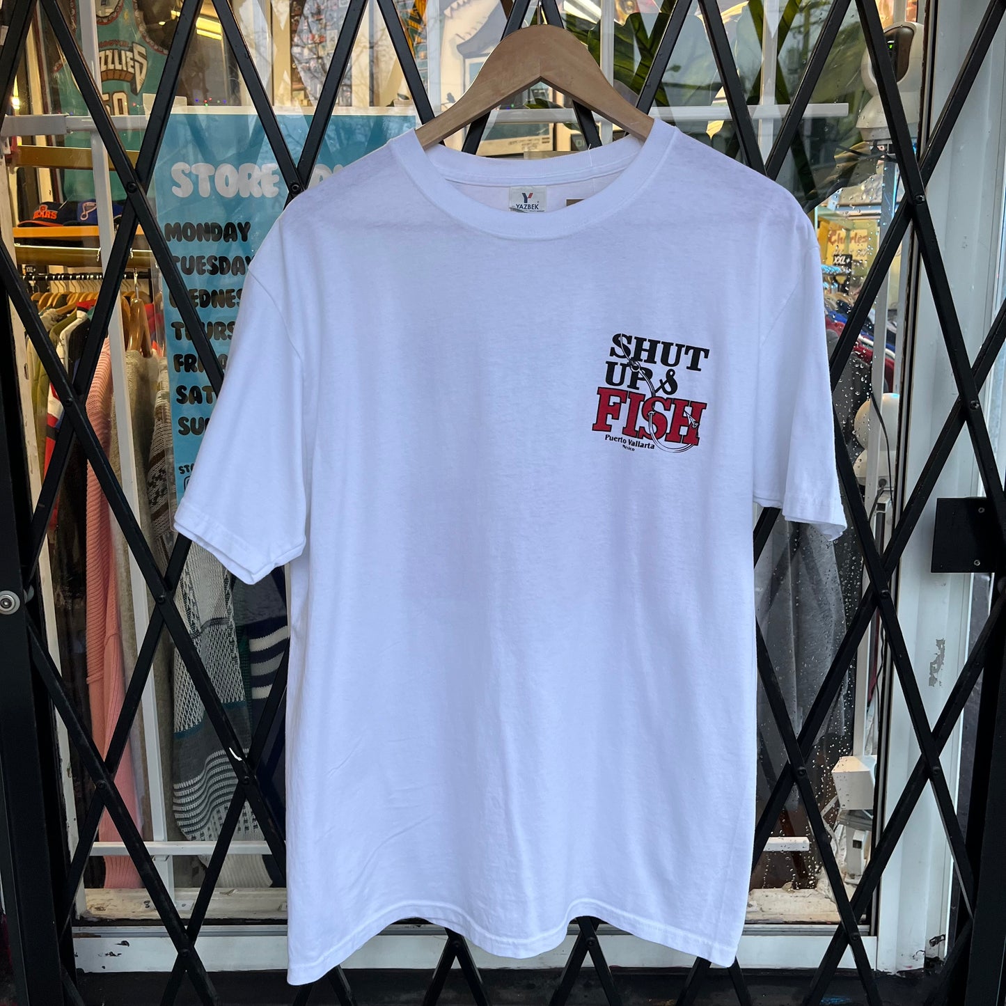 Shut Up & Fish Souvenir Tee - Size L