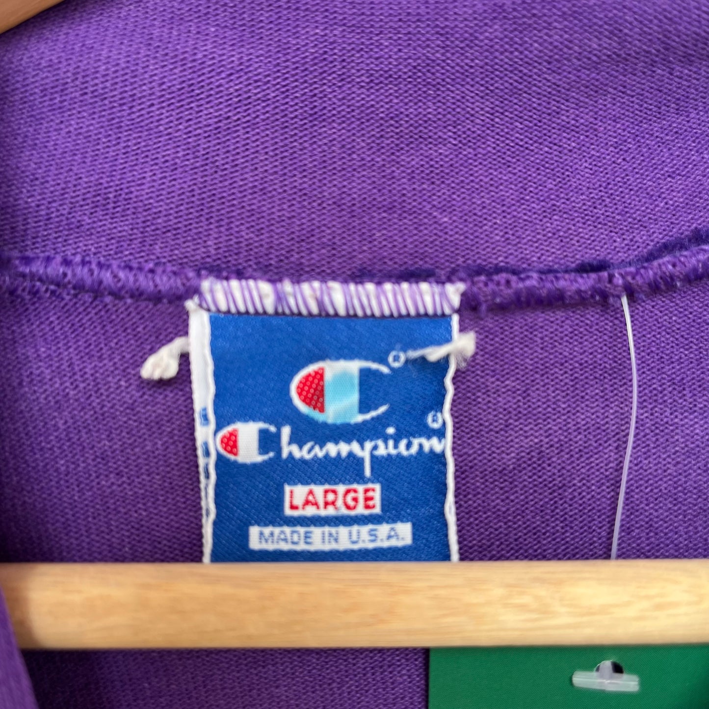 Vintage 90s Champion Washington Huskies Light Hoodie - Size L
