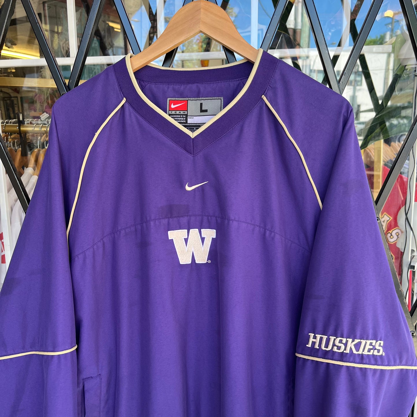 Vintage Nike Huskies Pullover Windbreaker - Size L