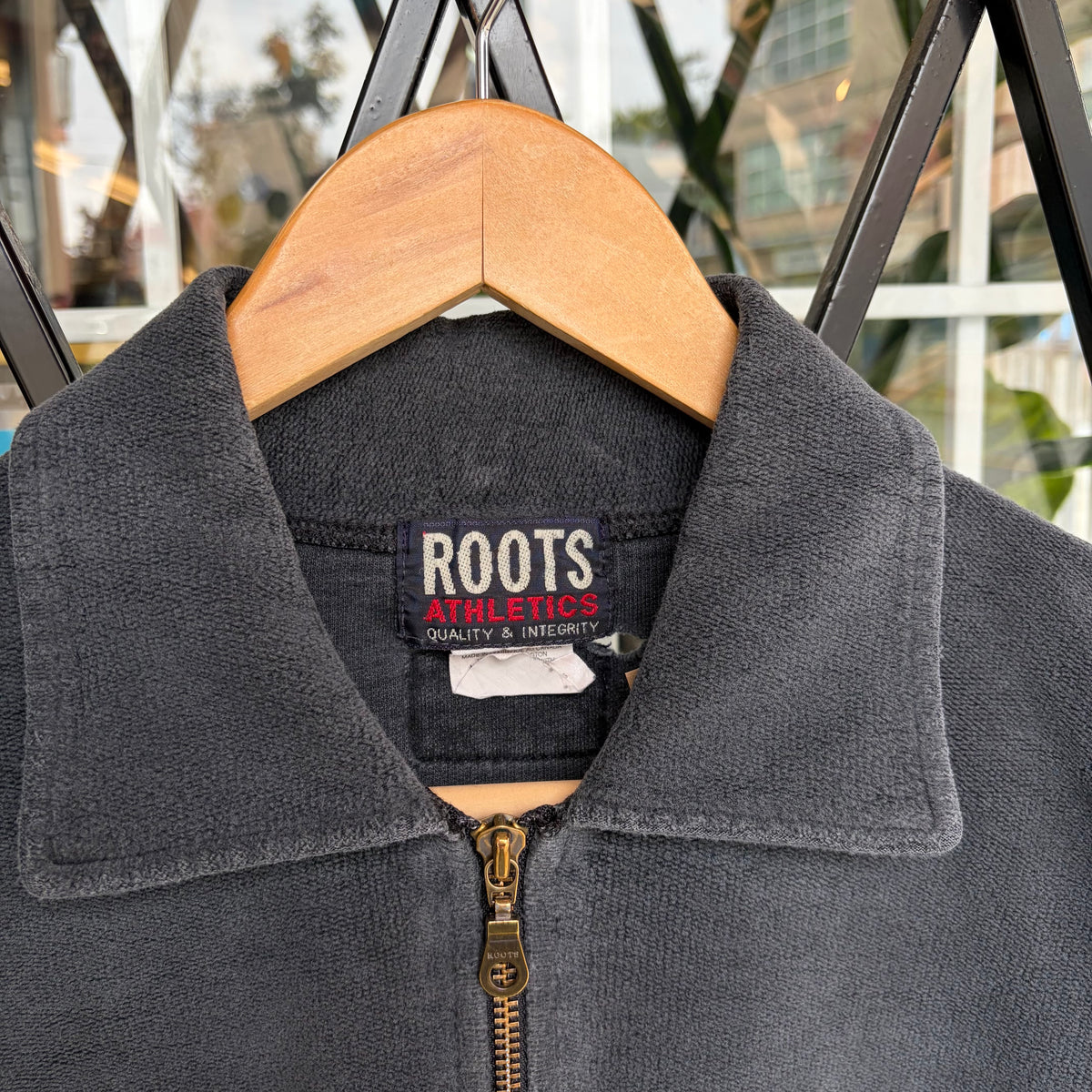 Vintage Roots Quarter Zip Sweater - Size XL
