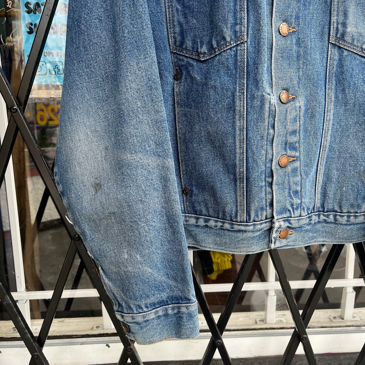 Vintage Rustler Denim Jacket - Size L