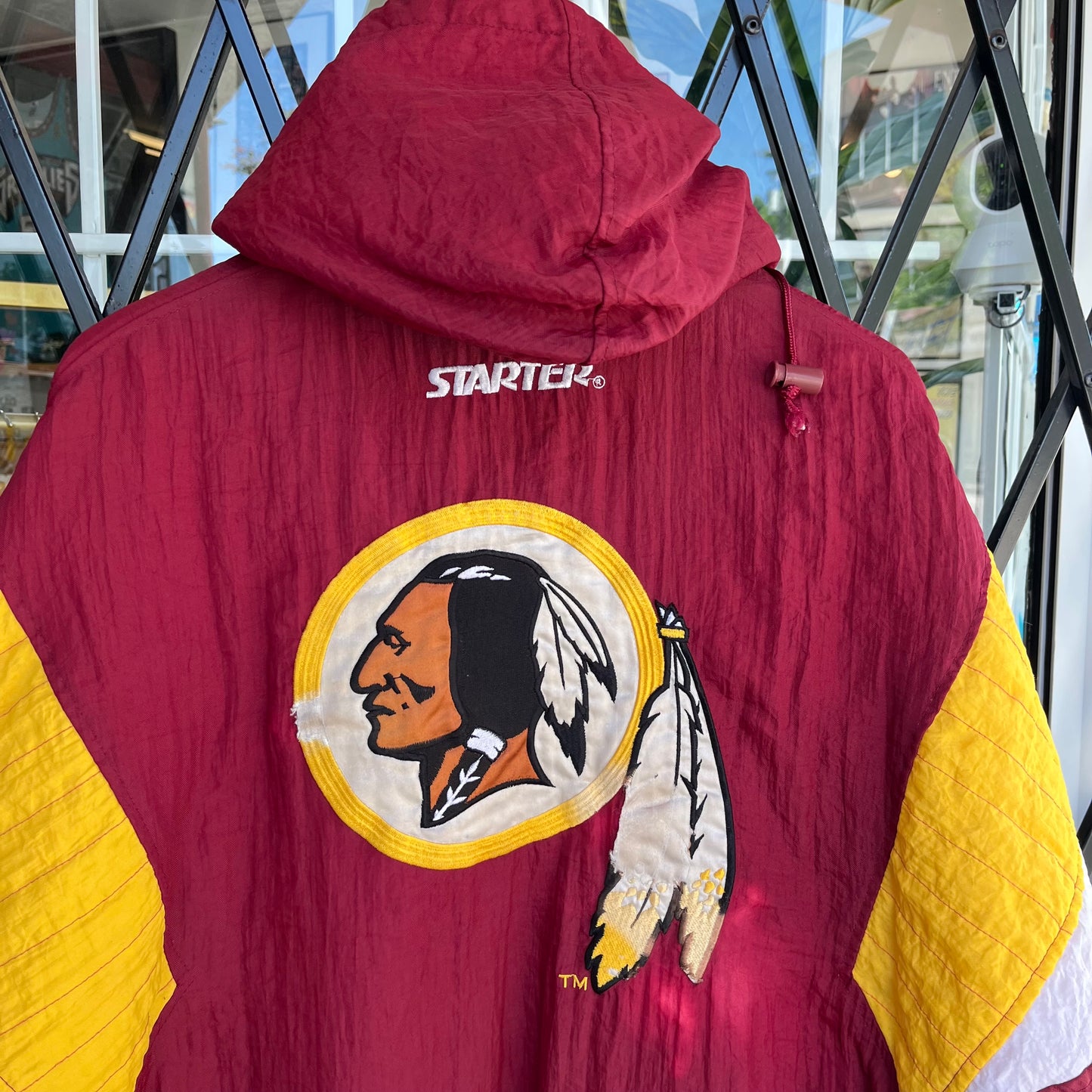 Vintage Starter Washington Redskins Parka Jacket - Size M