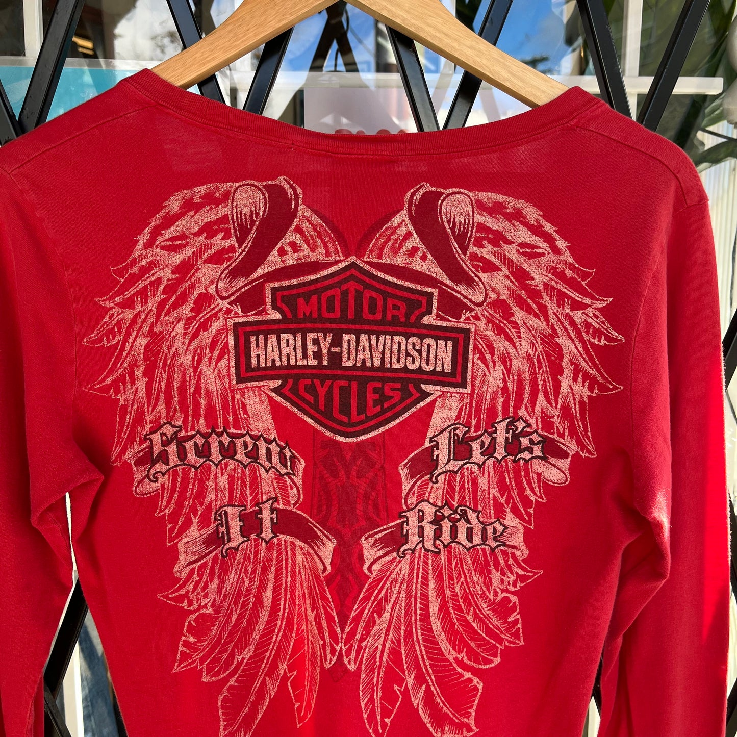 Y2K Harley Davidson Long Sleeve - Size Women’s M
