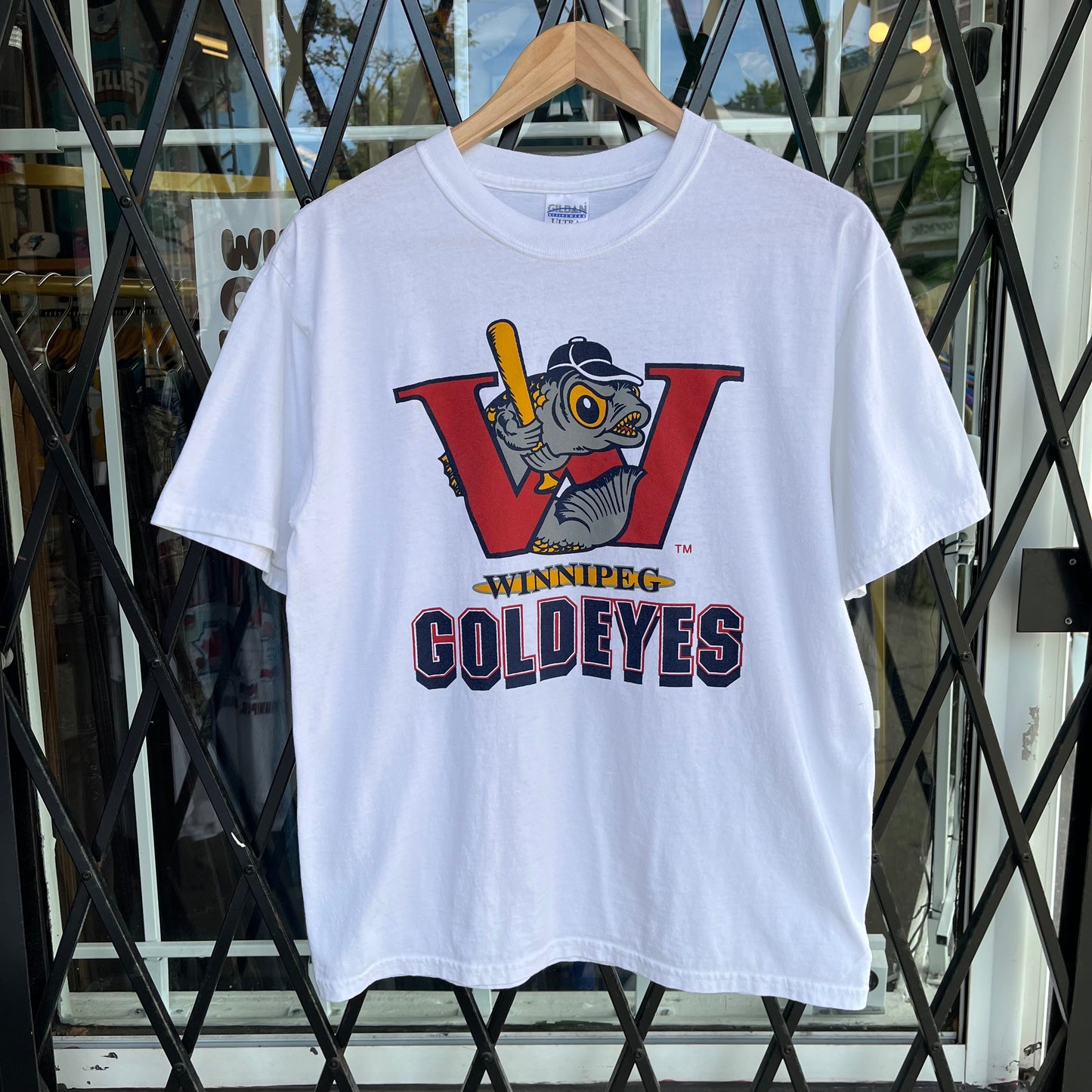 Vintage Winnipeg Goldeyes Tee - Size M