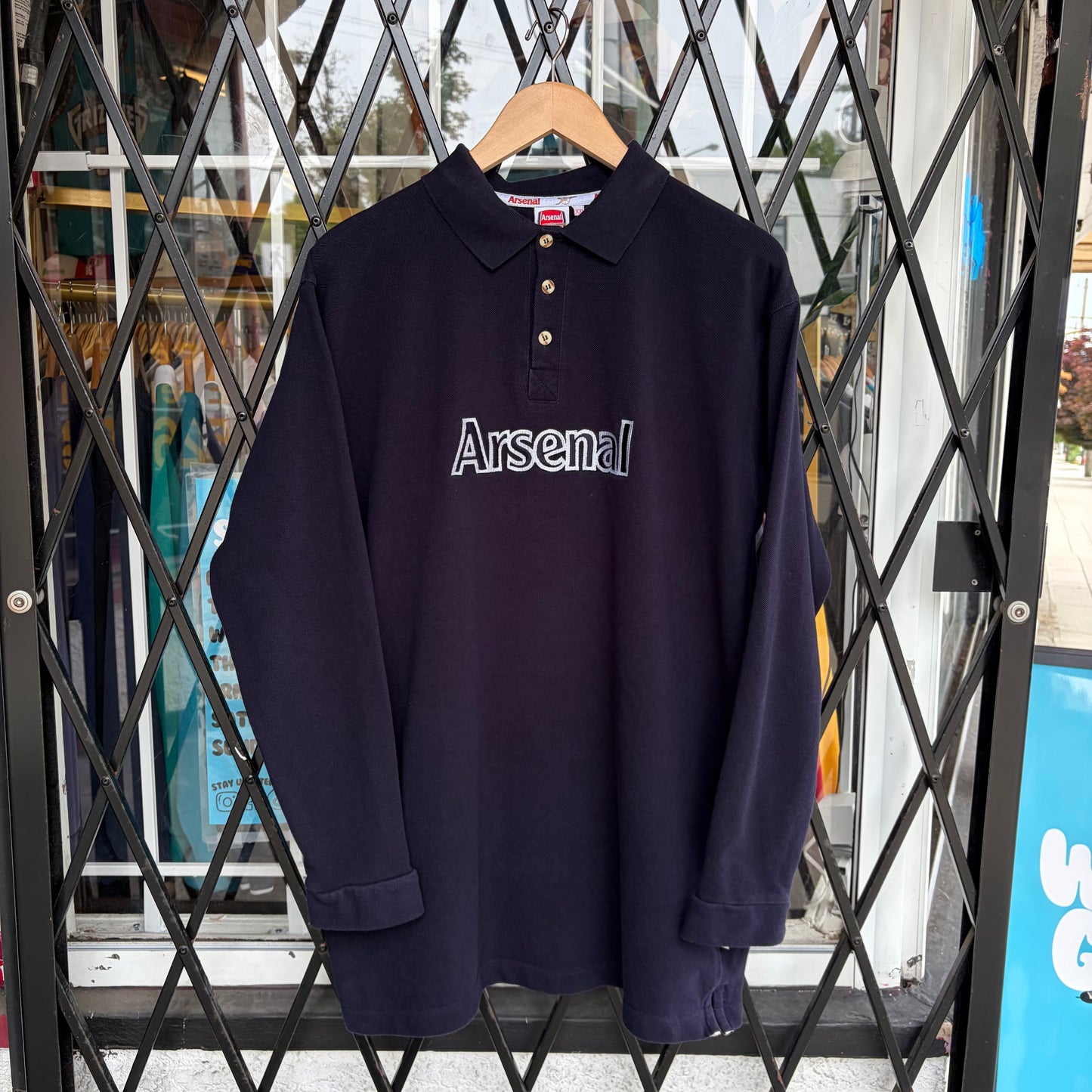 Vintage Arsenal Collared Long Sleeve - Size XXL