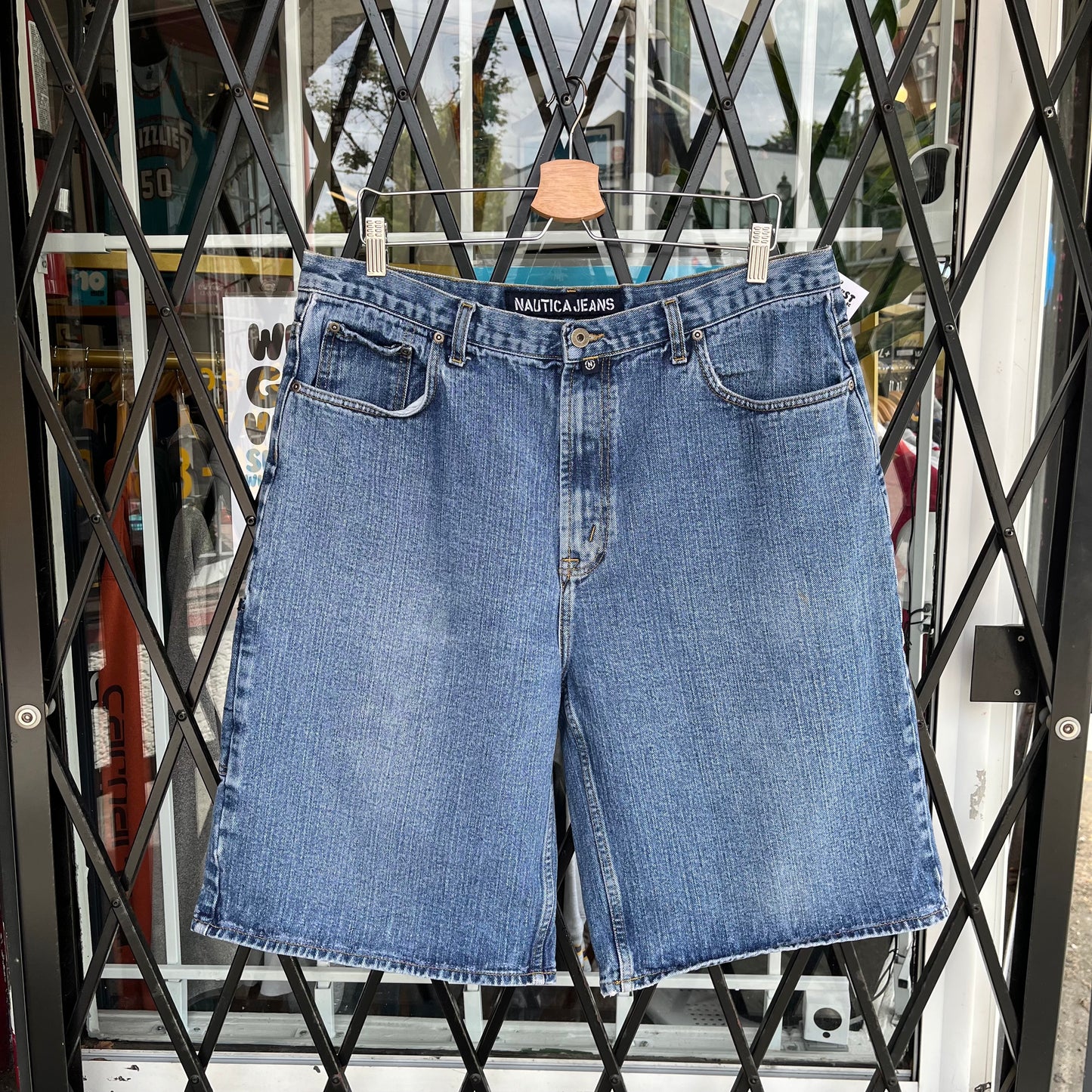 Y2K Nautica Baggy Denim Shorts - Size 36W