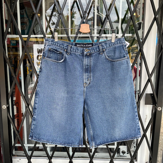 Y2K Nautica Baggy Denim Shorts - Size 36W