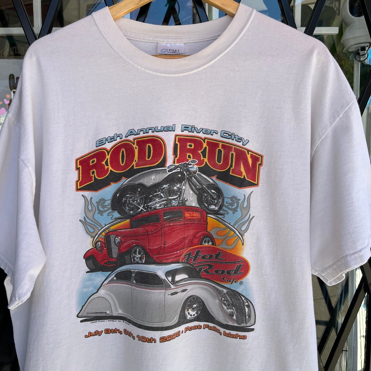 2005 Rod Run Car Tee - Size XL