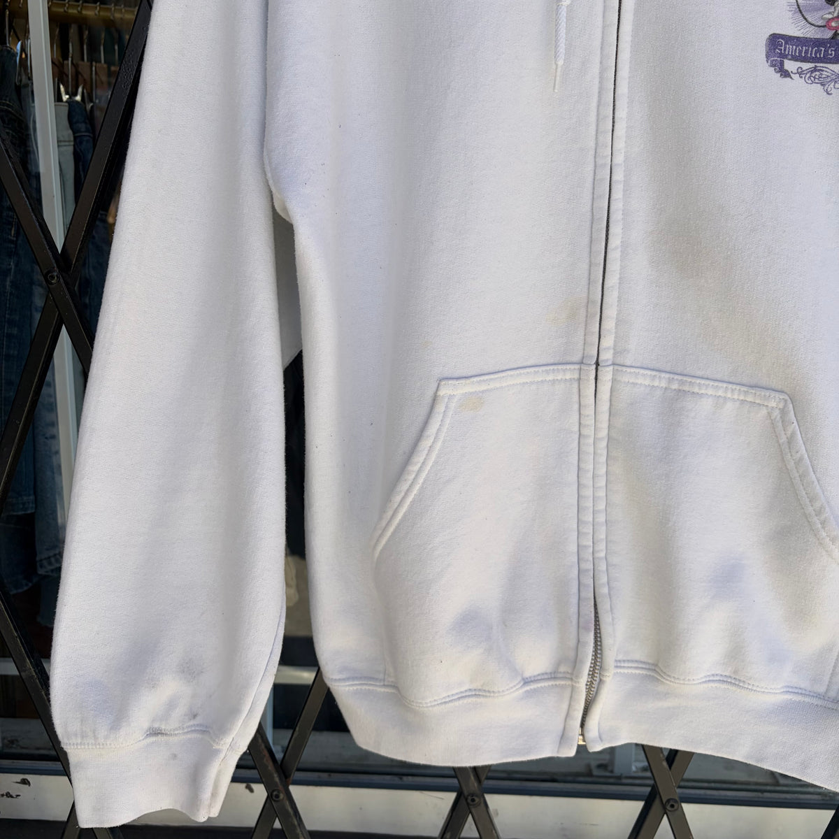Vintage Disney Minnie Mouse Zip Up Hoodie - Size L