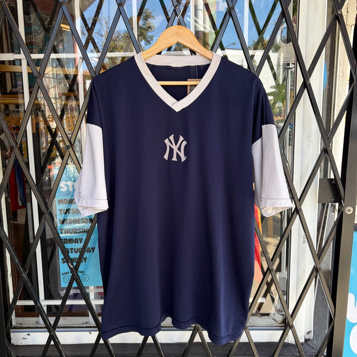 Vintage NY Yankees Mesh Jersey - Size XL
