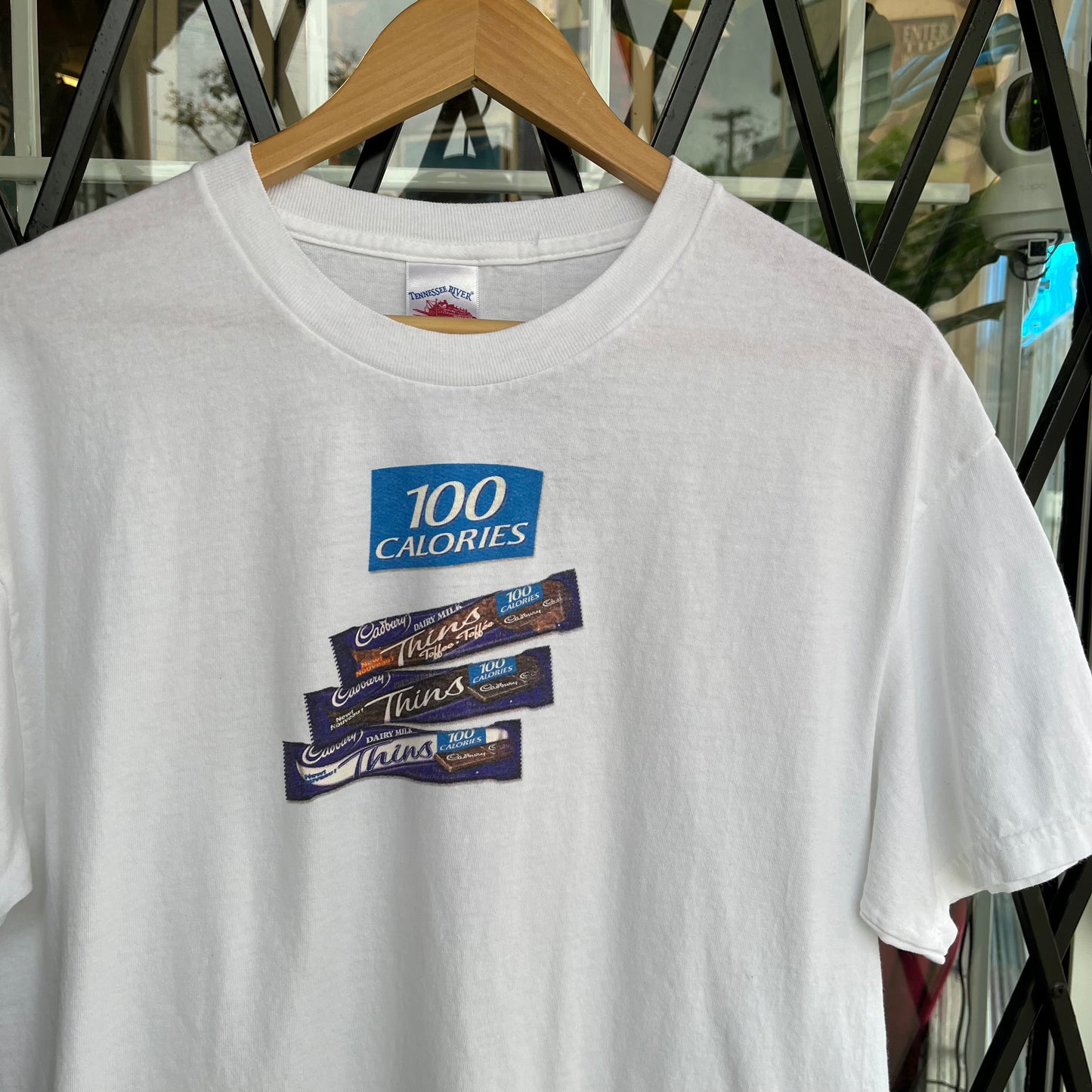 Vintage Cadbury Thins Promo Tee - Size L
