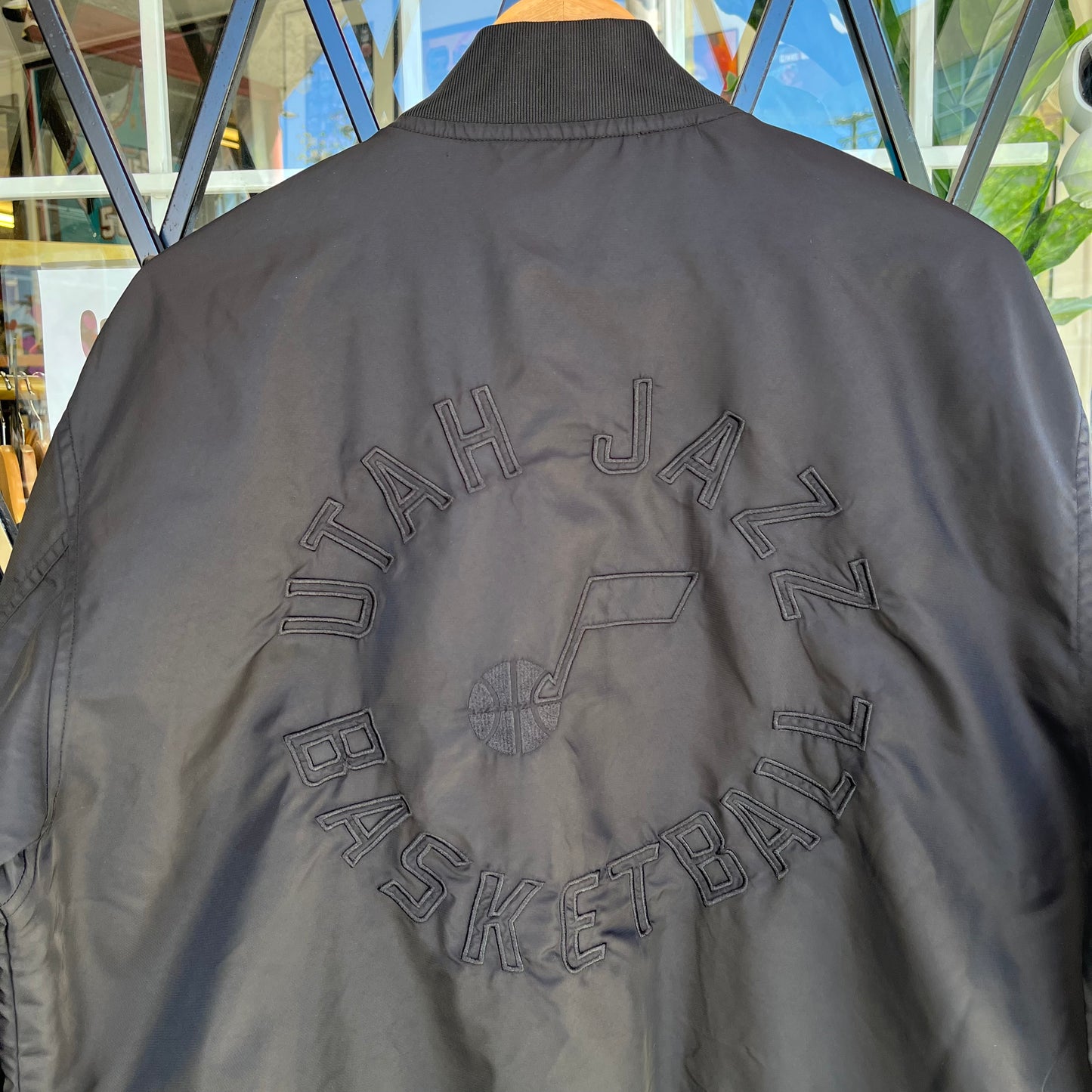 Utah Jazz Flight Bomber Jacket - Size L