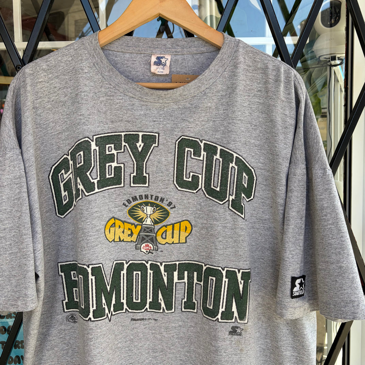 Vintage Starter Grey Cup Edmonton Tee - Size XL