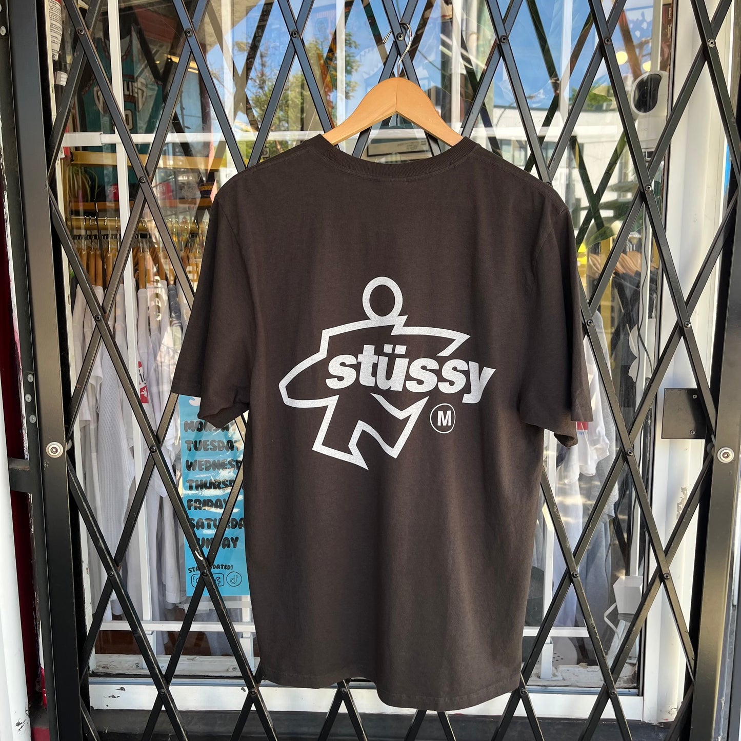 Stussy Surf Size Tee Faded Black - Size M
