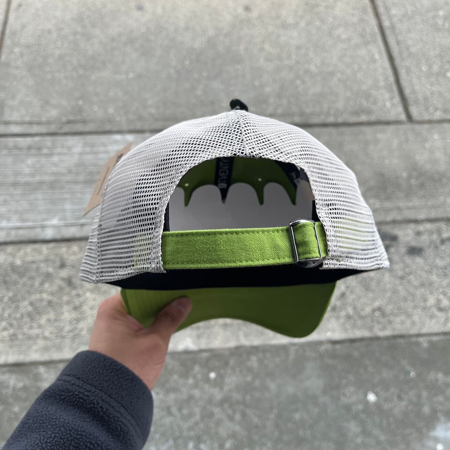 Stussy Basic Trucker Hat Lime Green