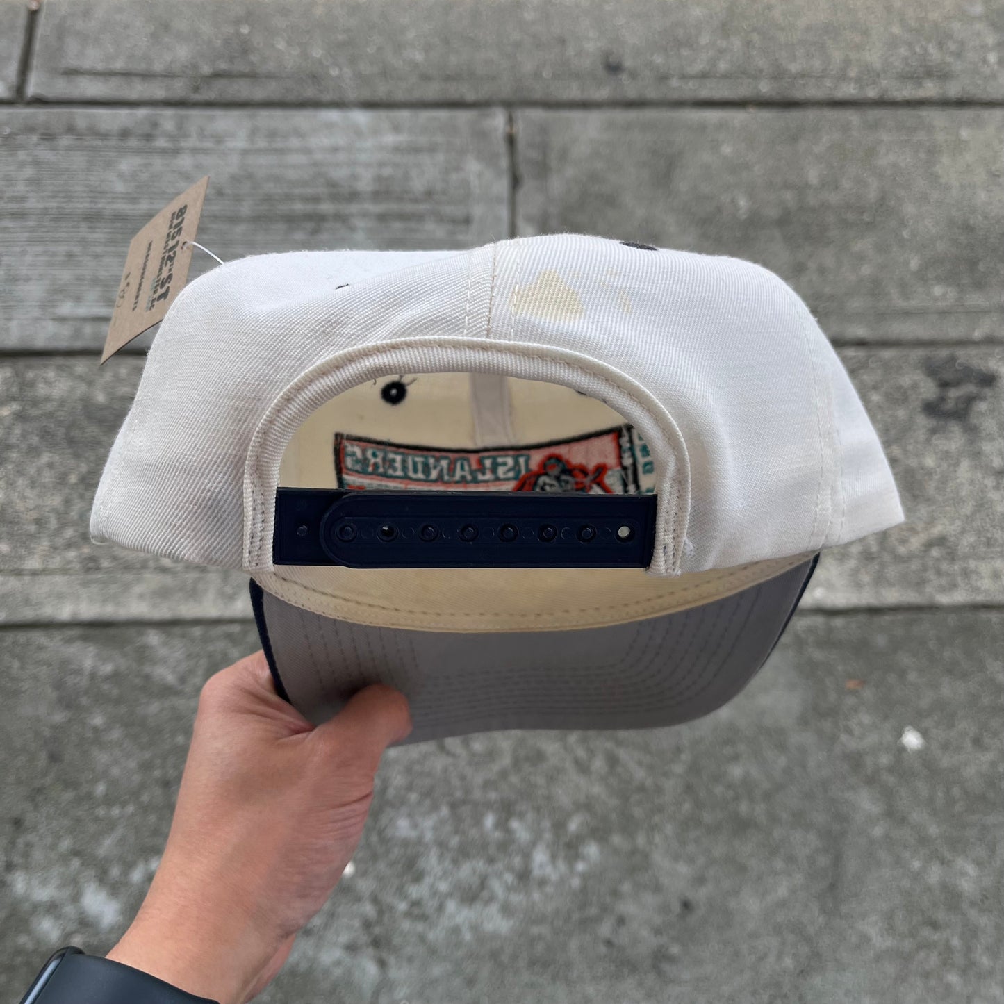 Vintage New York Islanders Ticket Stub Snapback