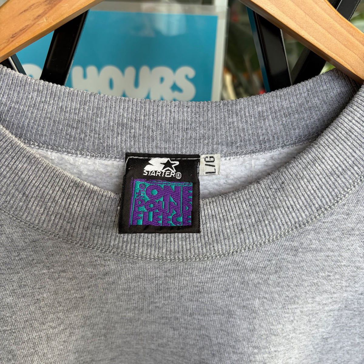 Vintage Starter 1LB Fleece Crewneck - Size L