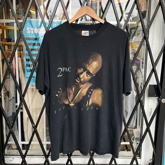 1996 Cronies Tupac Memorial Rap Tee - Size XL