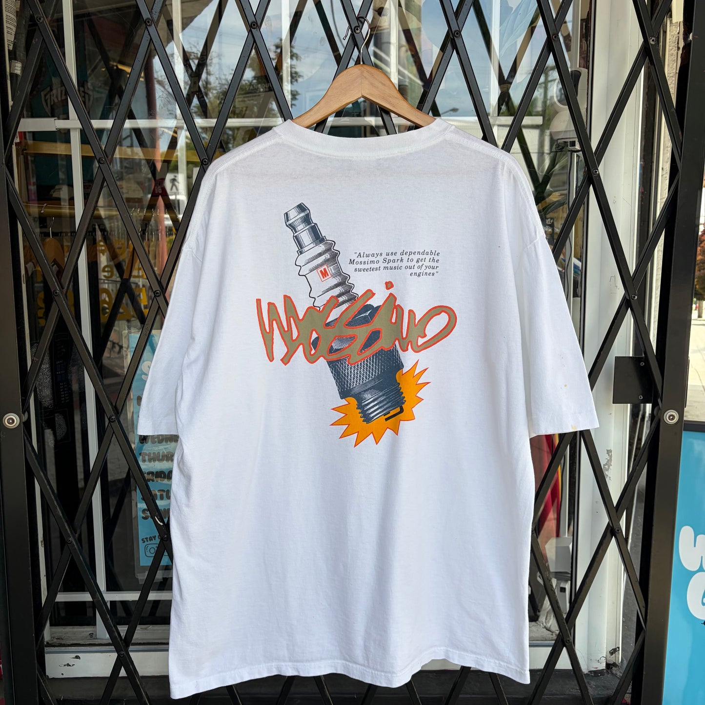 Vintage Mossimo Spark Plug Tee - Size XL
