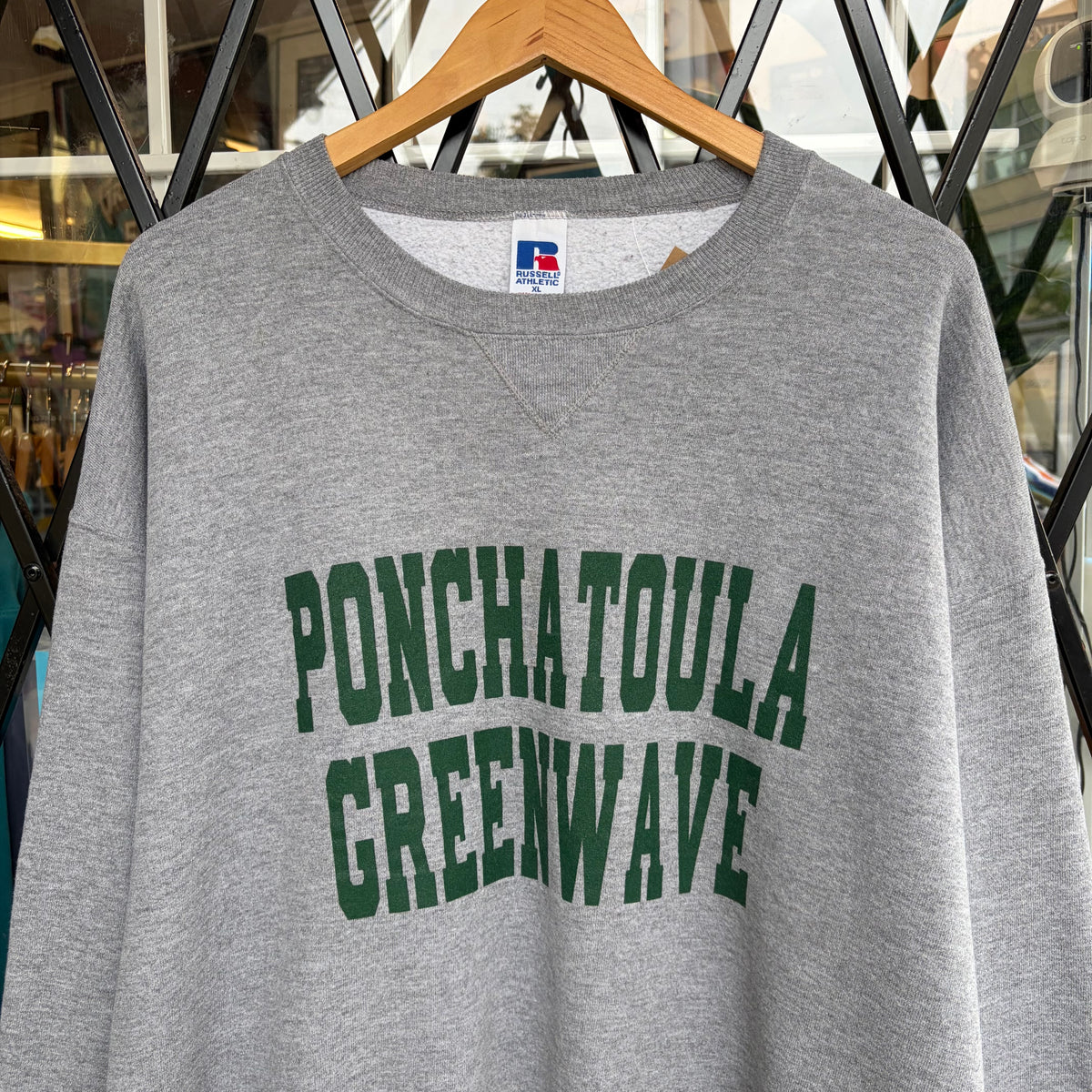 Vintage Russell Ponchatoula GreenW Ave Crewneck - Size XL