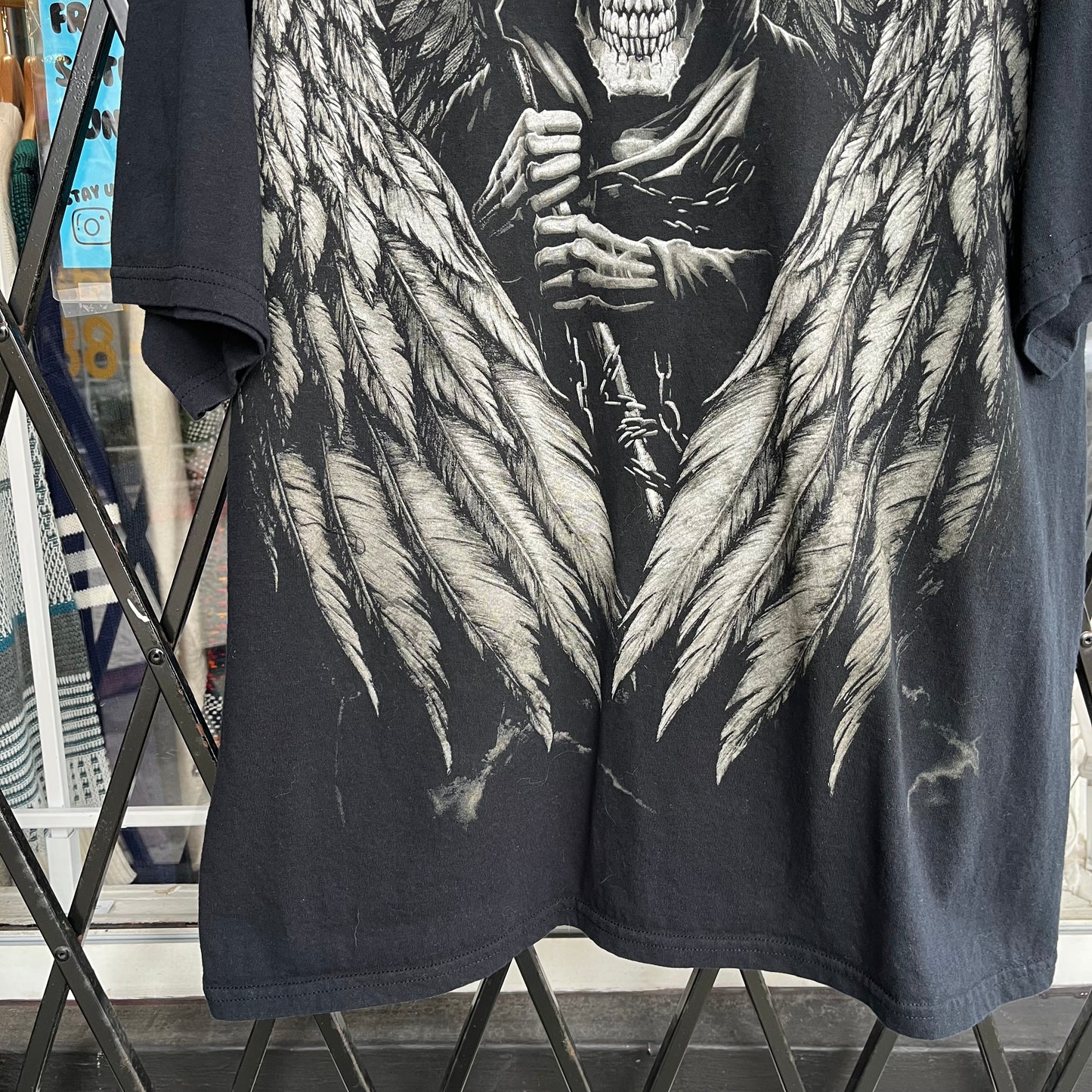 Y2K Grim Reaper Tee - Size XXL