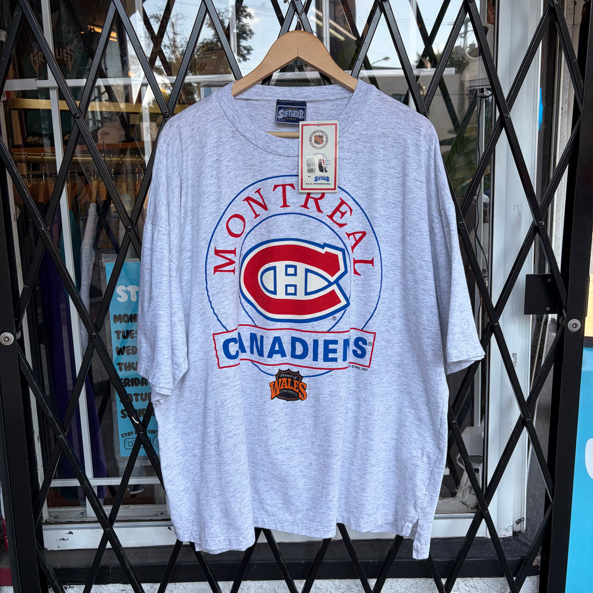1992 Montreal Canadiens Oversized Tee - Size XL