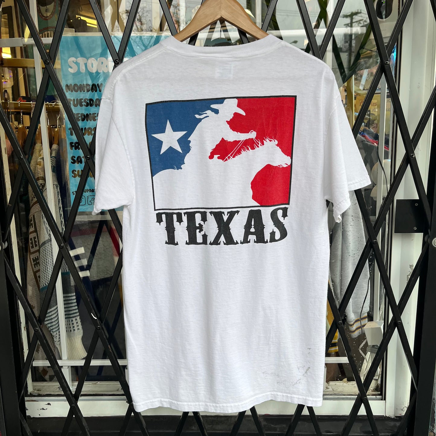 Vintage Texas Cowboy Tee - Size M