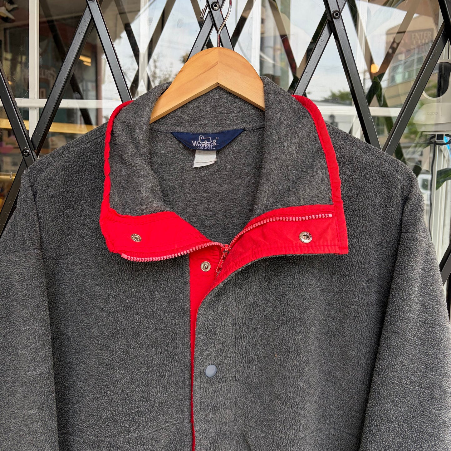 Vintage Woolrich Fleece Jacket - Size XL