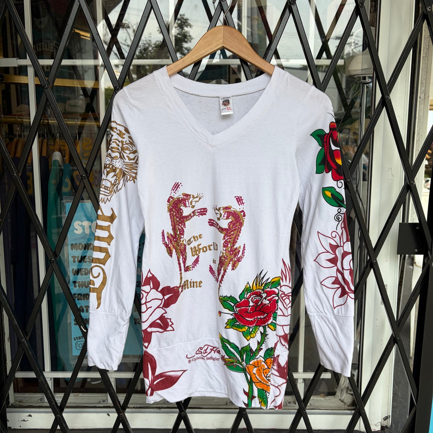 Y2K Ed Hardy Long Sleeve - Size Women’s XL