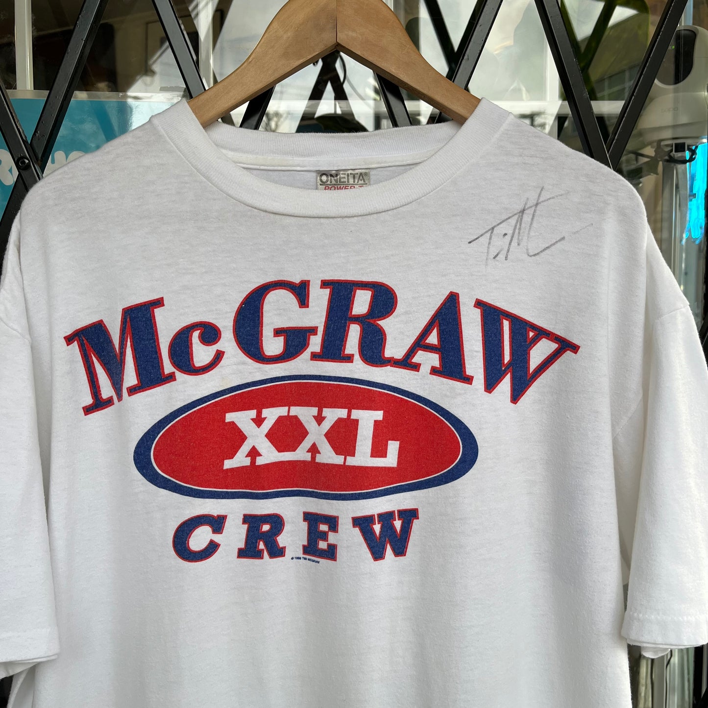 1996 Tim McGraw XXL Crew Tee - Size XL