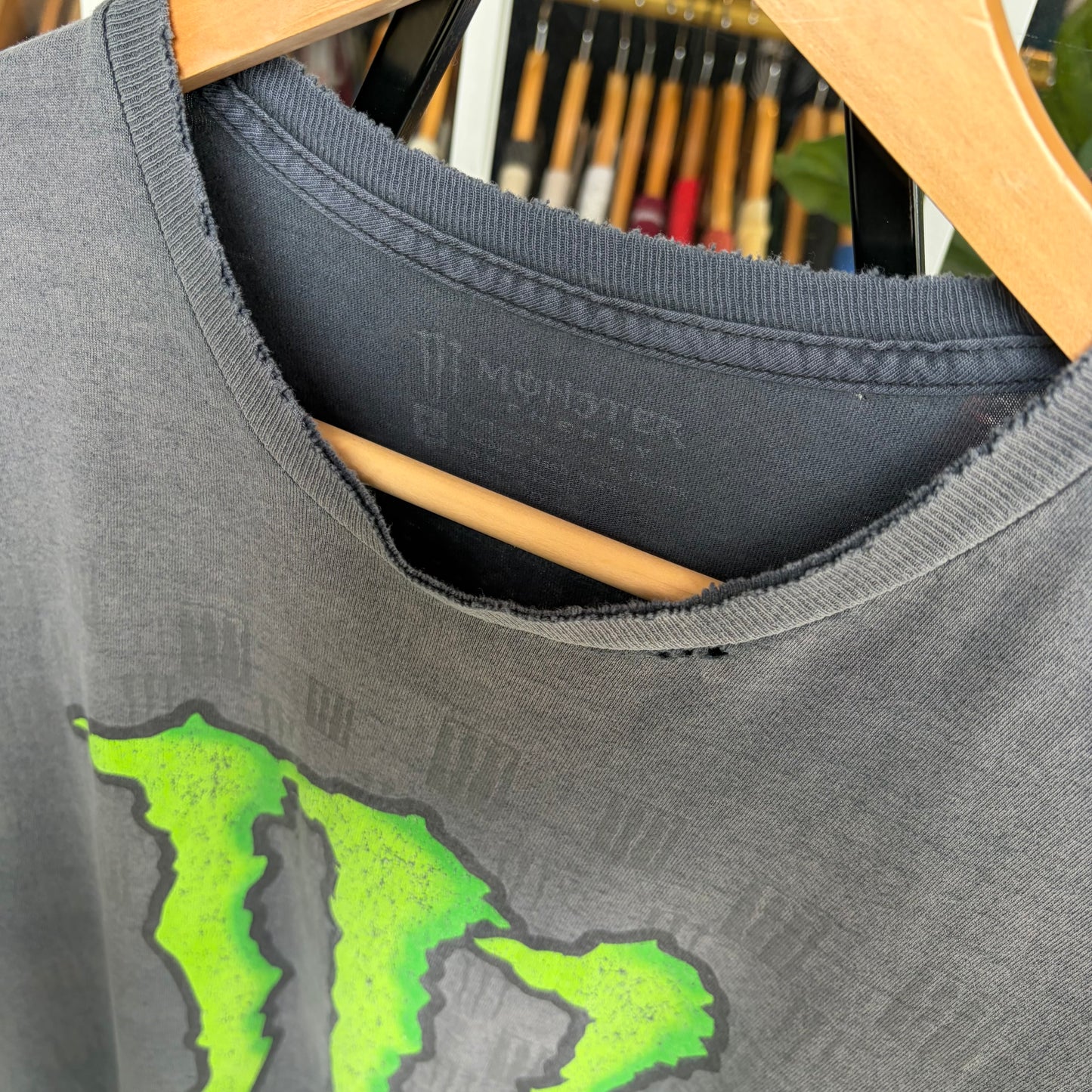 Y2K Monster Energy Tee - Size L