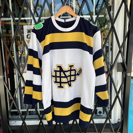 Vintage Notre Dame Hockey Jersey - Size L