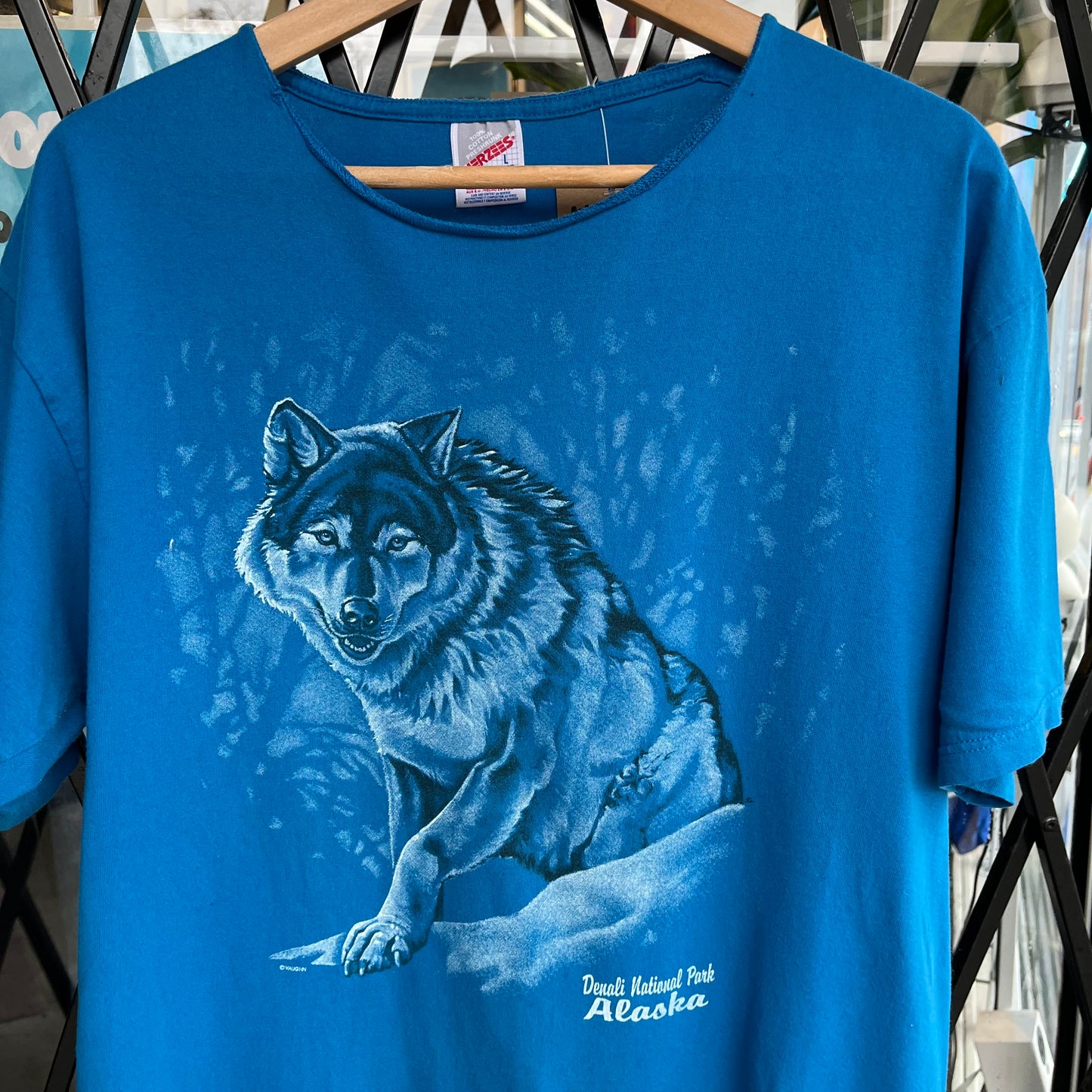Vintage Chopped Wolf Tee - Size L