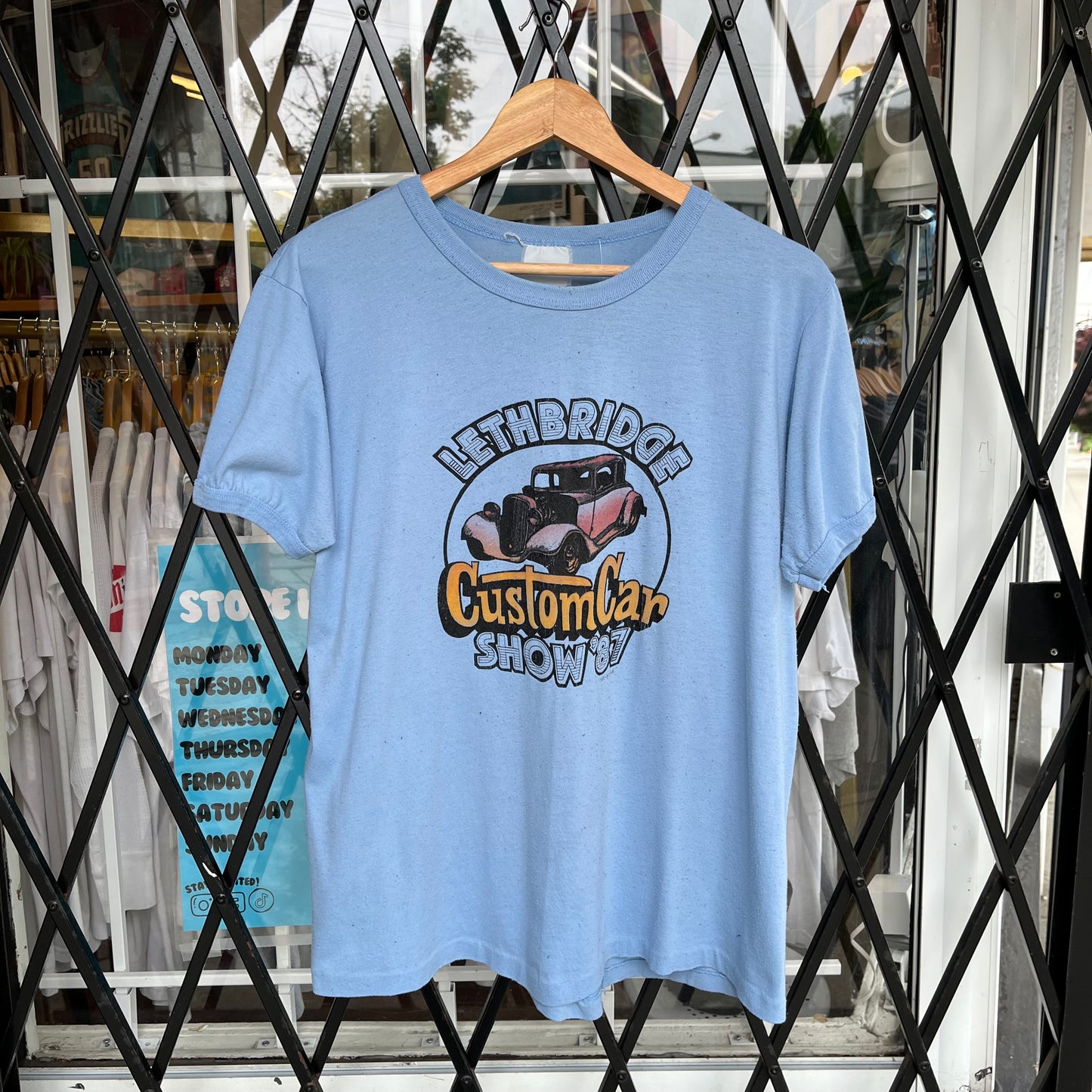 1987 Lethbridge Custom Car Show Tee - Size L
