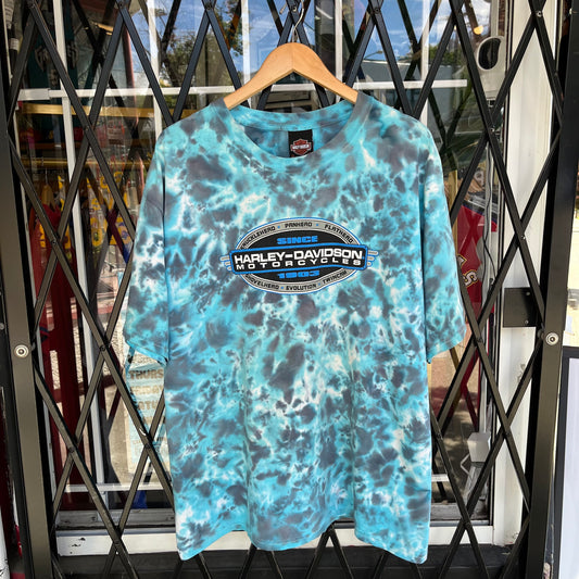 2003 Harley Davidson Yukon Tie Dye Tee - Size XL