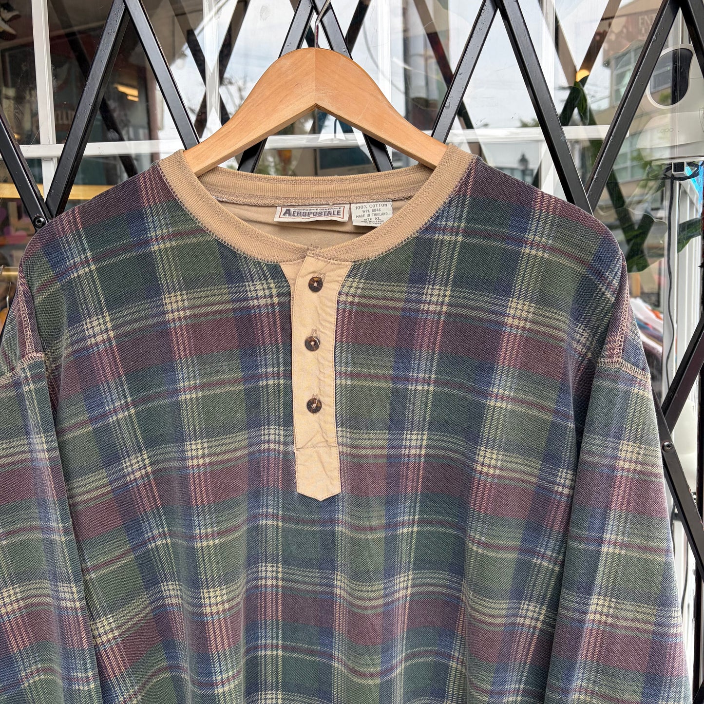 Vintage Aeropastale Plaid Long Sleeve - Size XL
