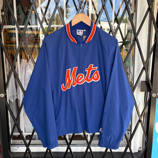 Vintage New York Mets Pullover Windbreaker - Size L