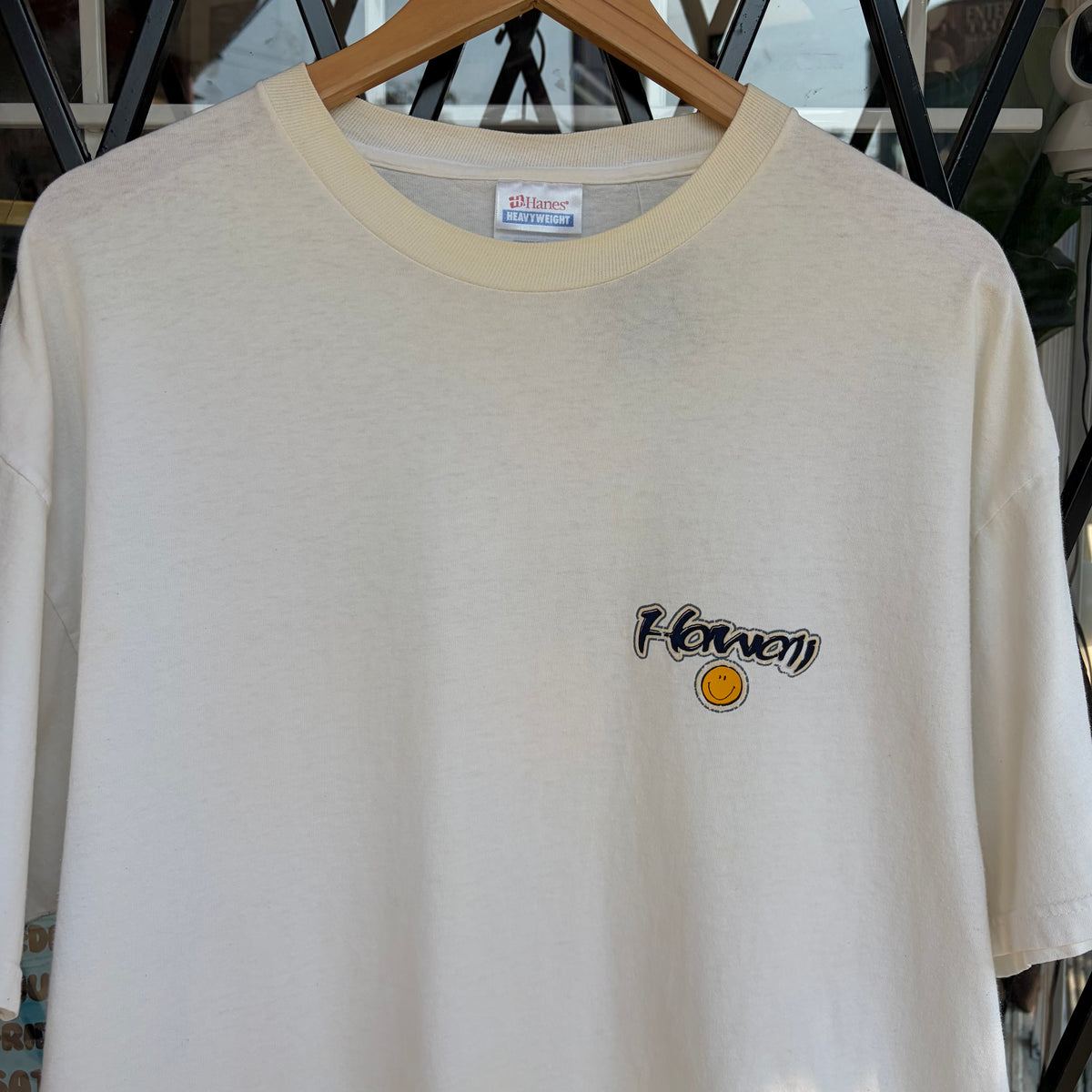 Hawaii Smiley Face Souvenir Tee - Size XL