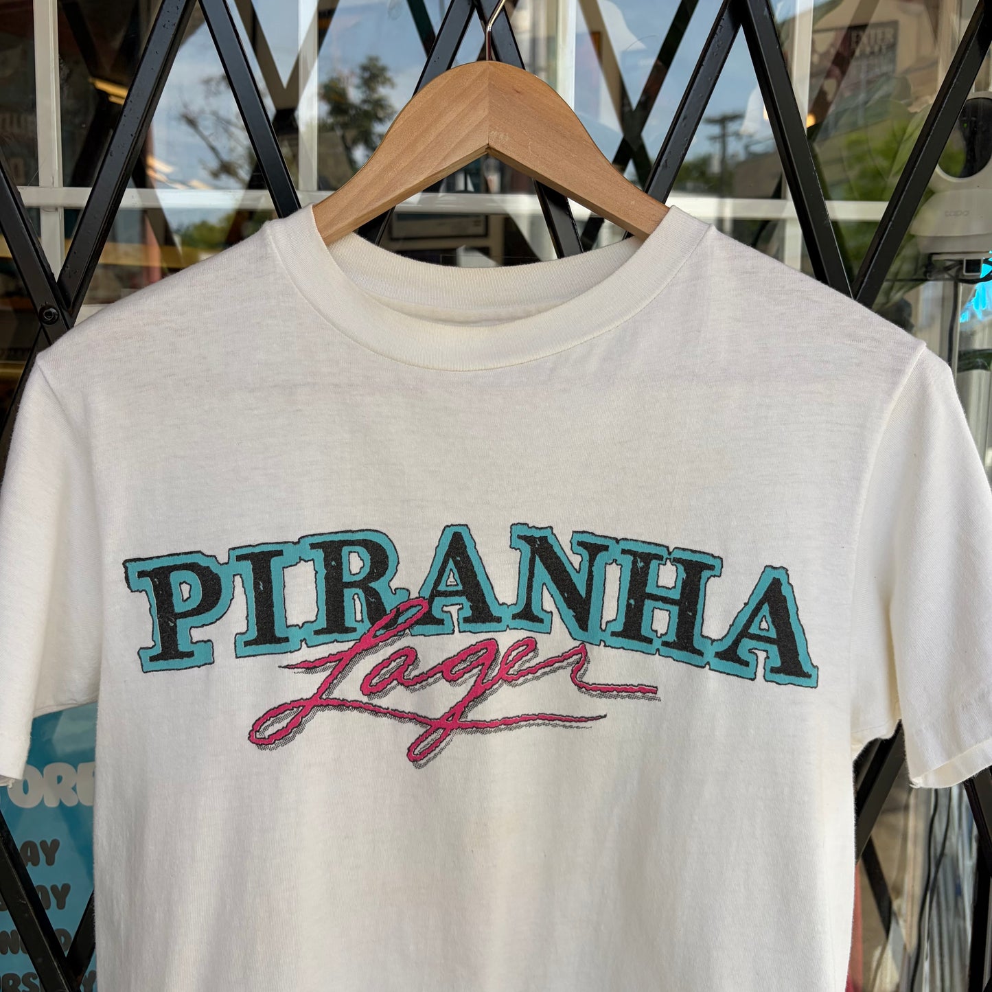 Vintage Piranha Lager Tee - Size M