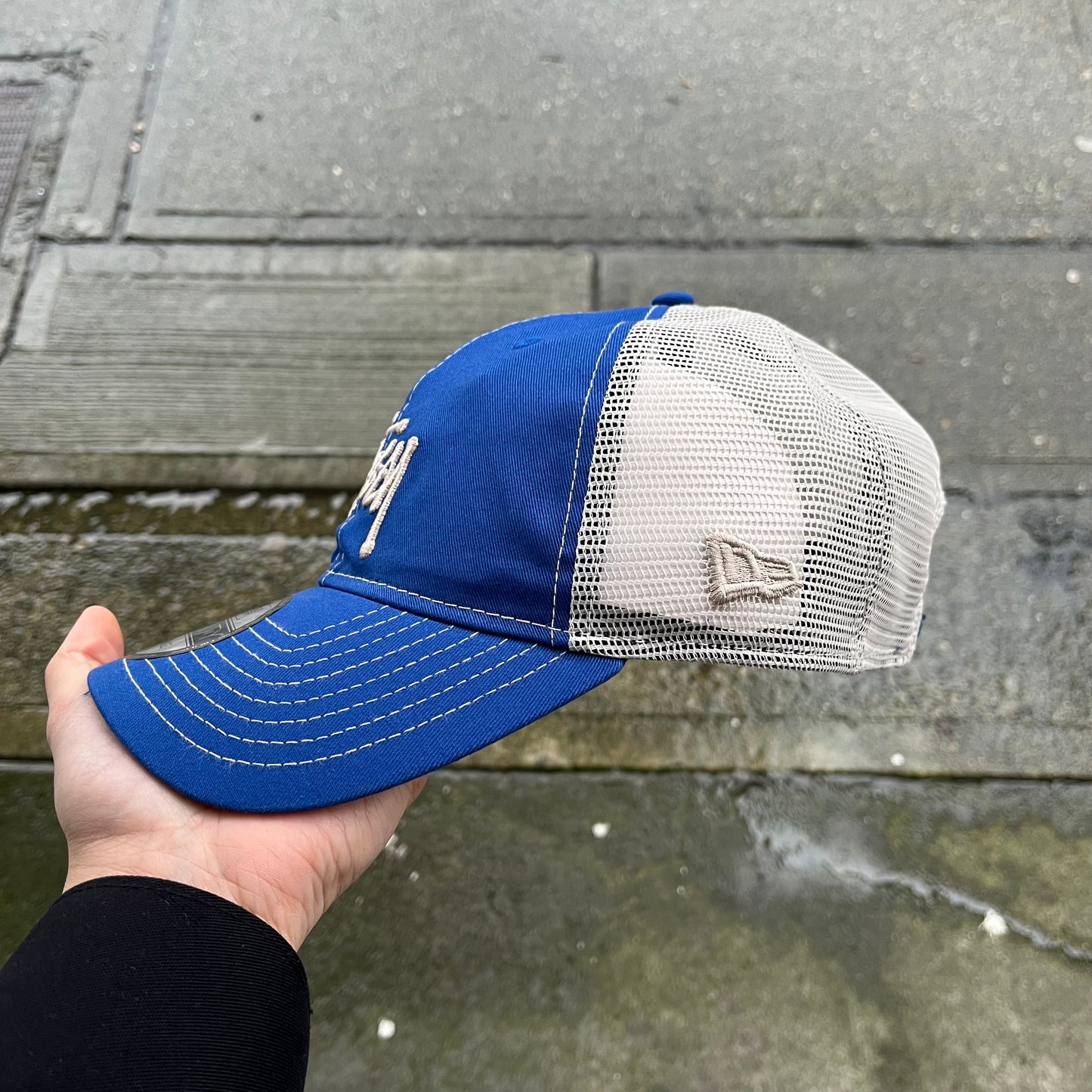 Stussy Basic Trucker Hat Blue