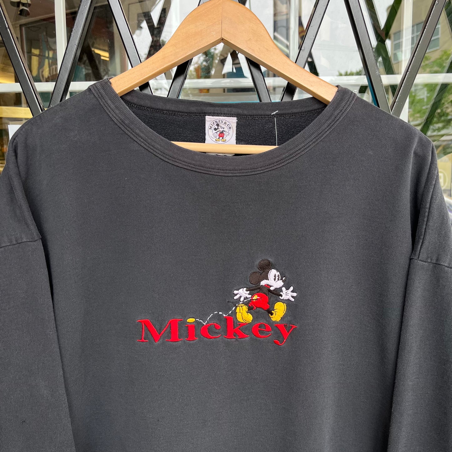 Vintage Mickey Oversized Sweater - Size M