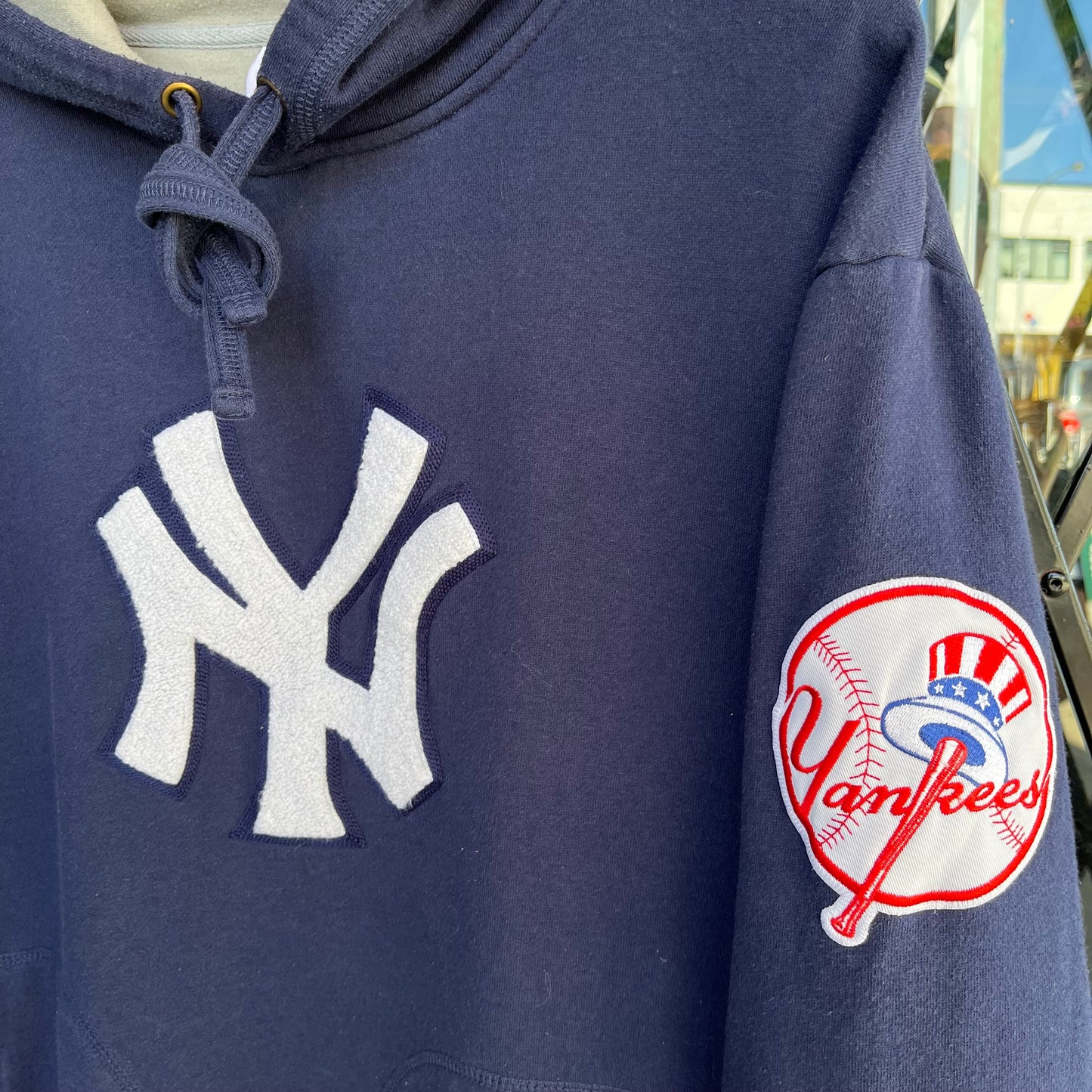 Vintage NY Yankees Hoodie - Size XL