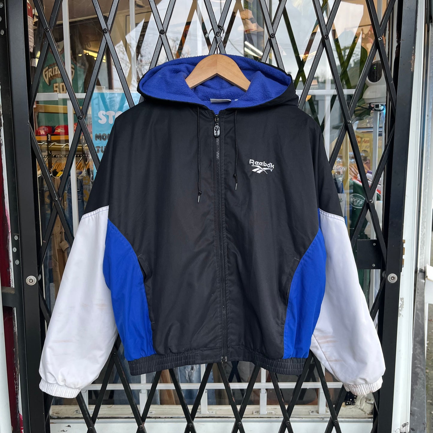 Vintage Reebok Fleece Lined Jacket - Size M