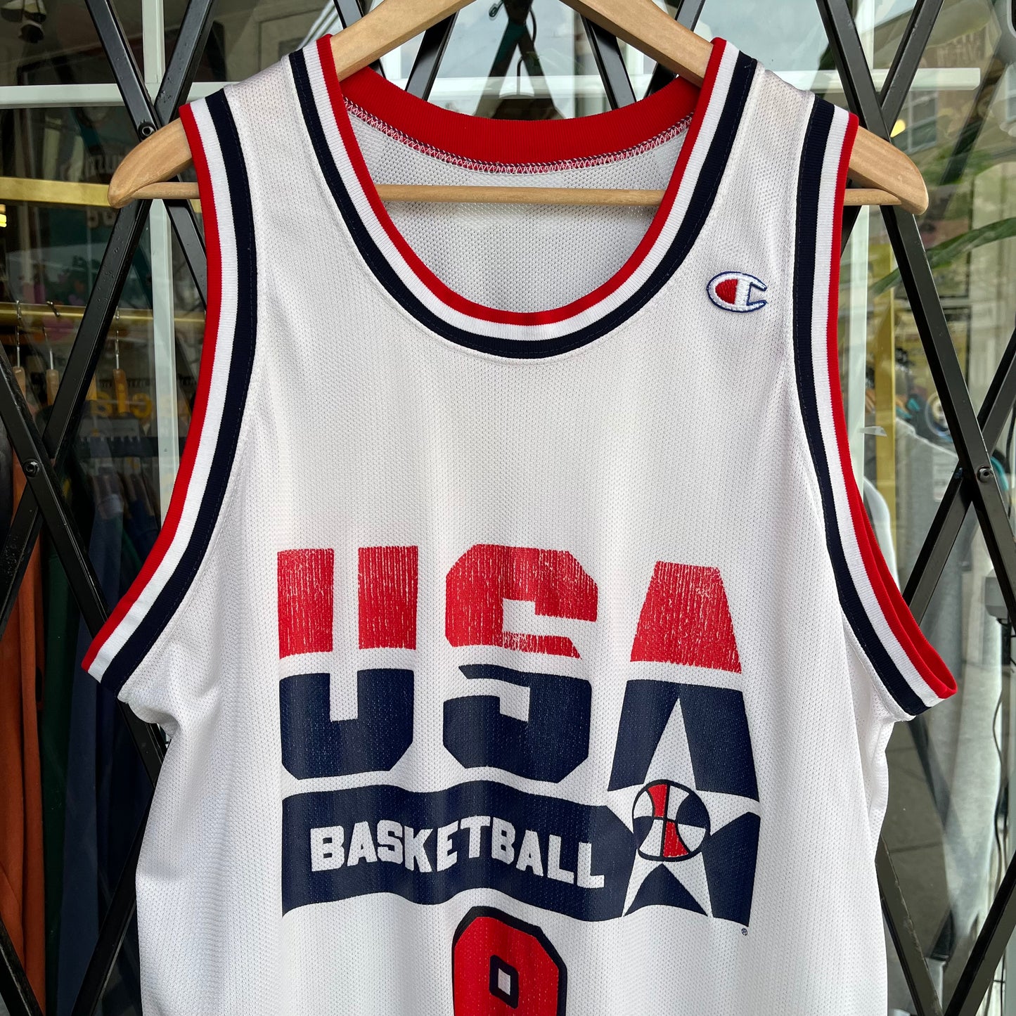 Vintage Champion Team USA Olympics Michael Jordan Jersey - Size XL