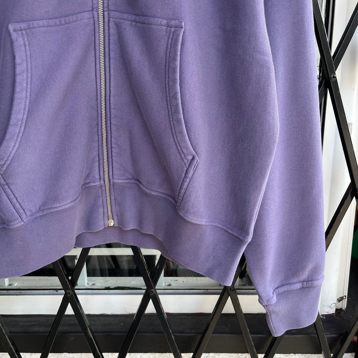Stussy Jumbo Zip Hoodie Grape - Size L