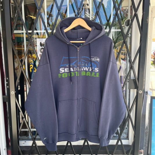 Seattle Seahawks Zip Up Hoodie - Size XL