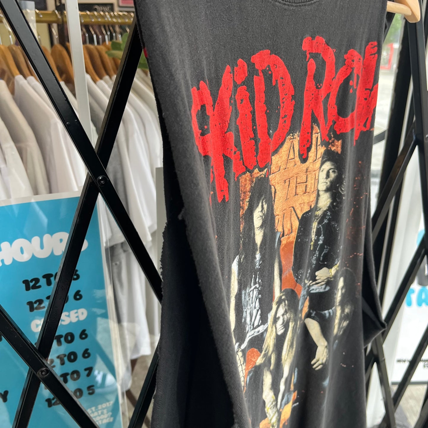 1991 Skid Row Tour Cut Off Tee - Size L