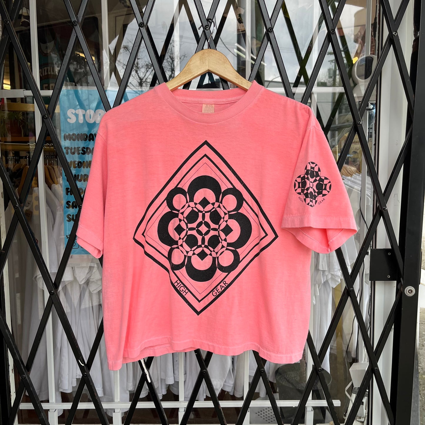 Vintage High Gear Cropped Tee - Size L