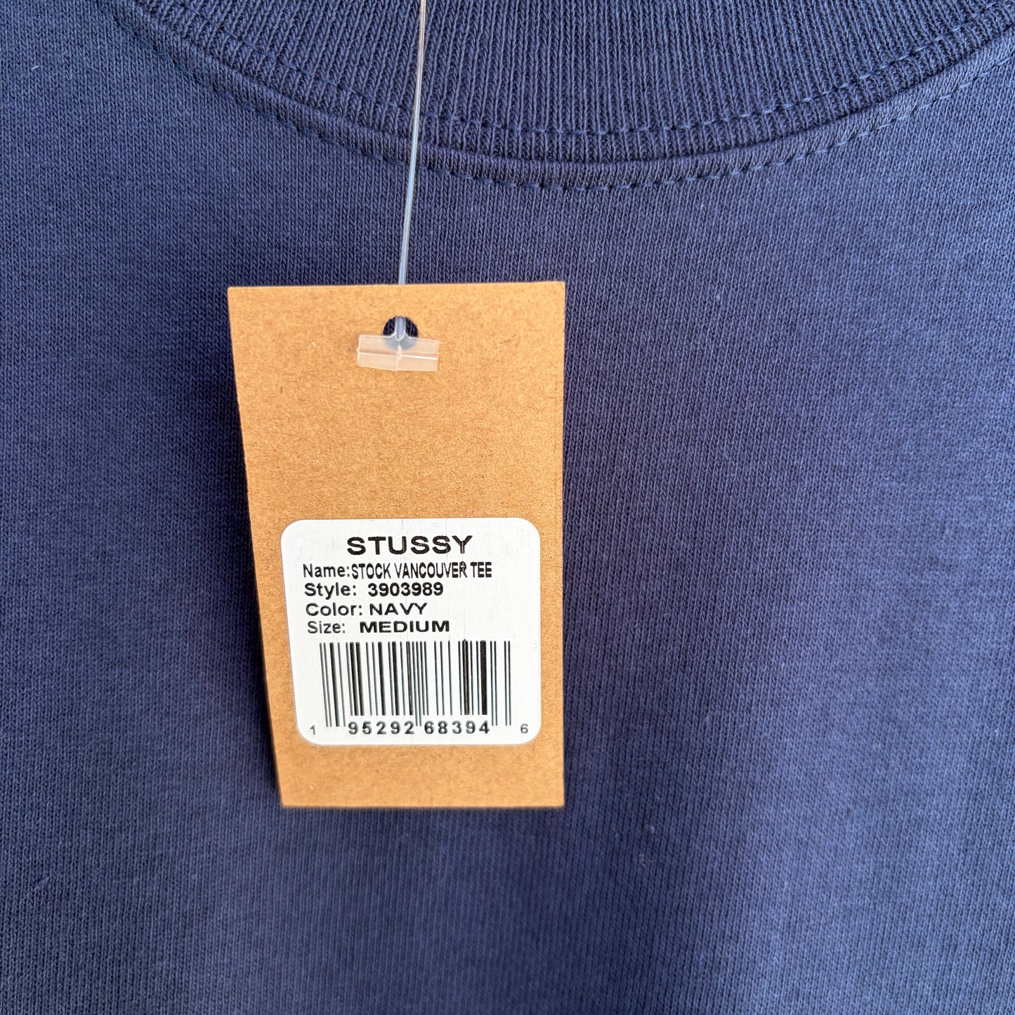 Stussy Vancouver Stock Tee Navy - Size M