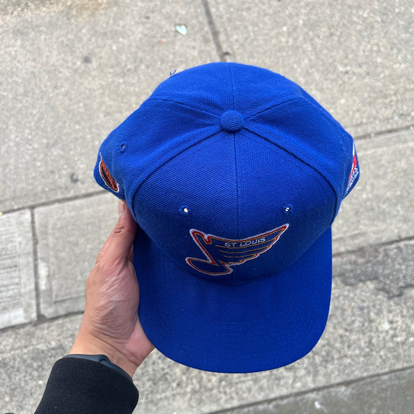 Vintage Sport Specialties St. Louis Blues Plain Logo Snapback